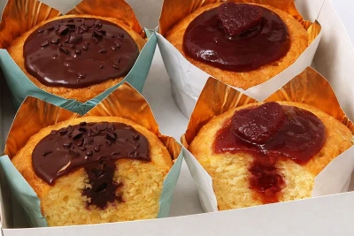Muffin Artigianale Brasiliano – Fubá o Carota (4 pezzi)